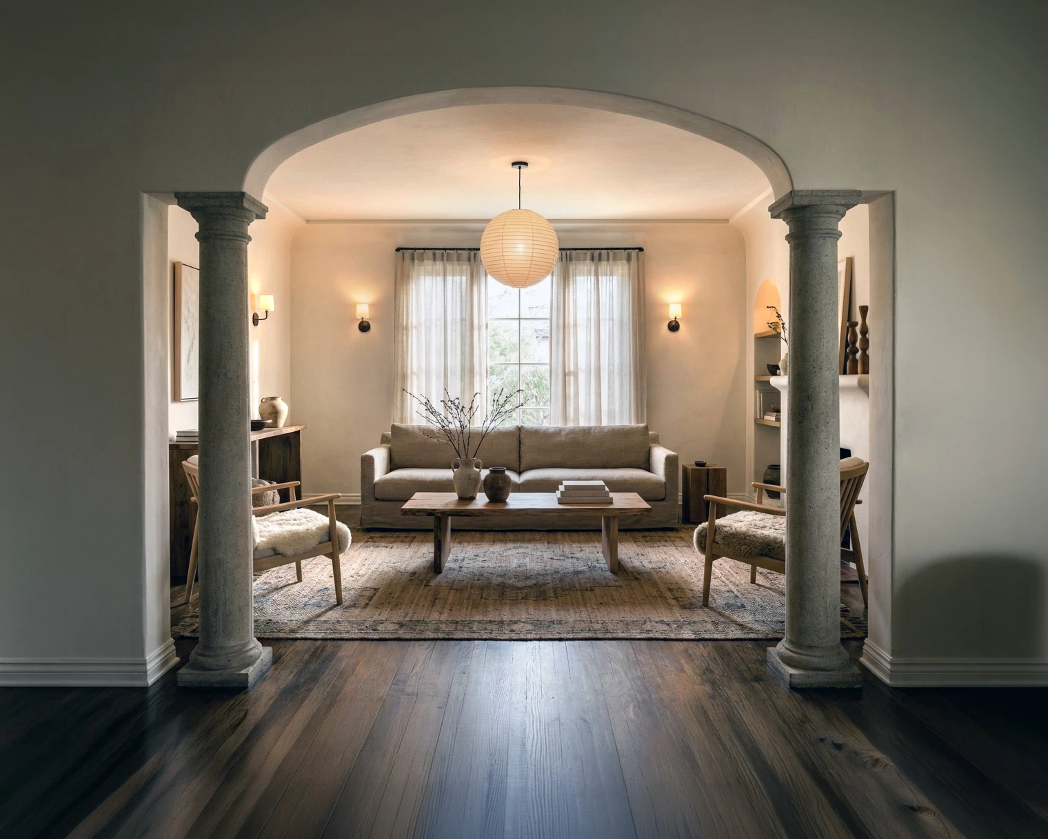 Custom Cast Stone Column C-004