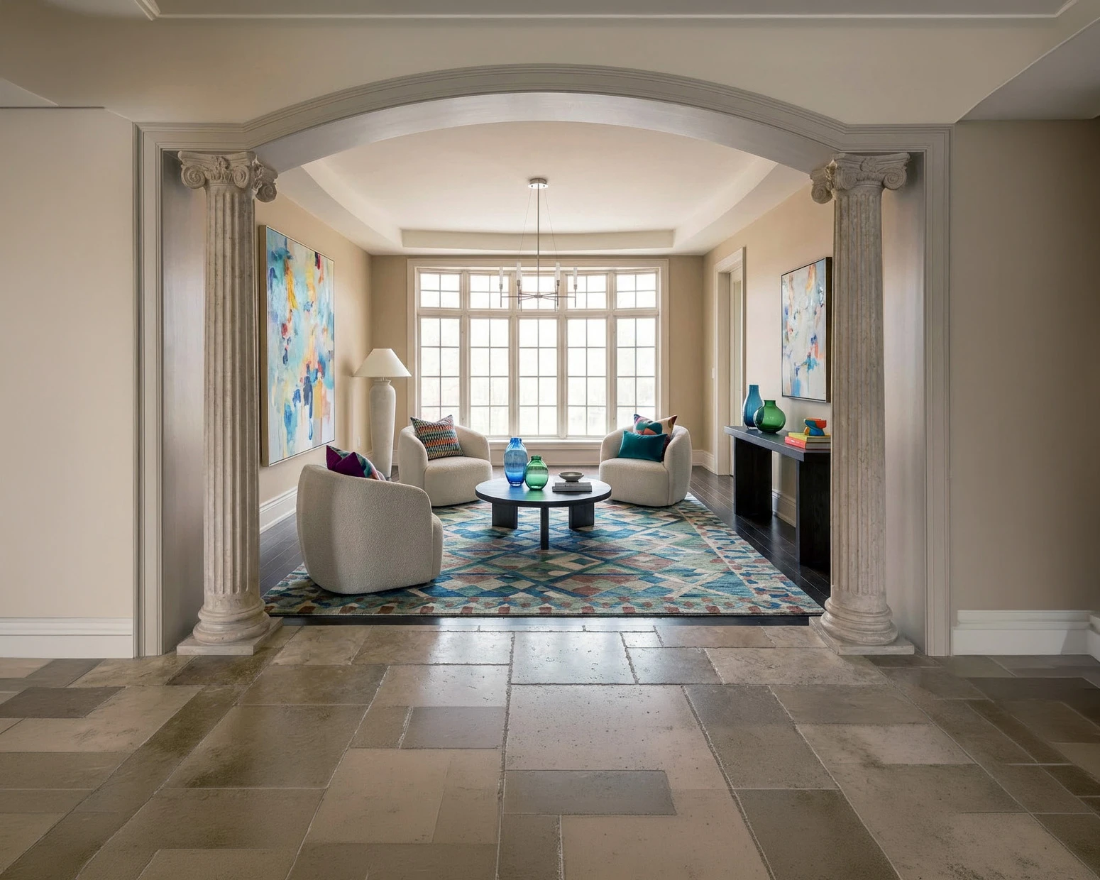 Custom Cast Stone Column C-006