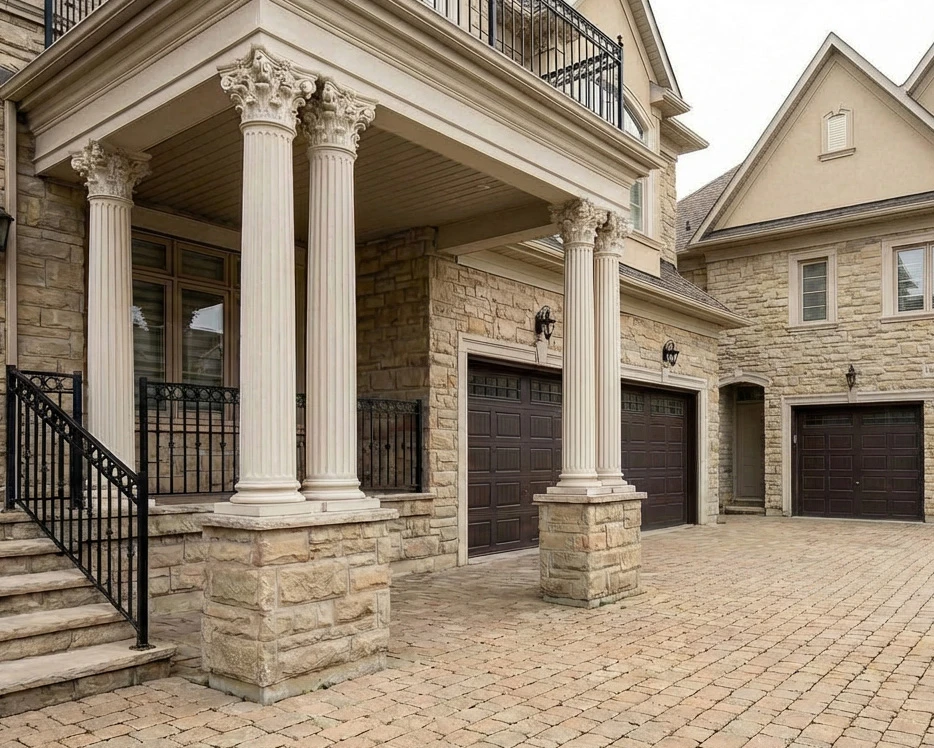 Custom Cast Stone Column C-007