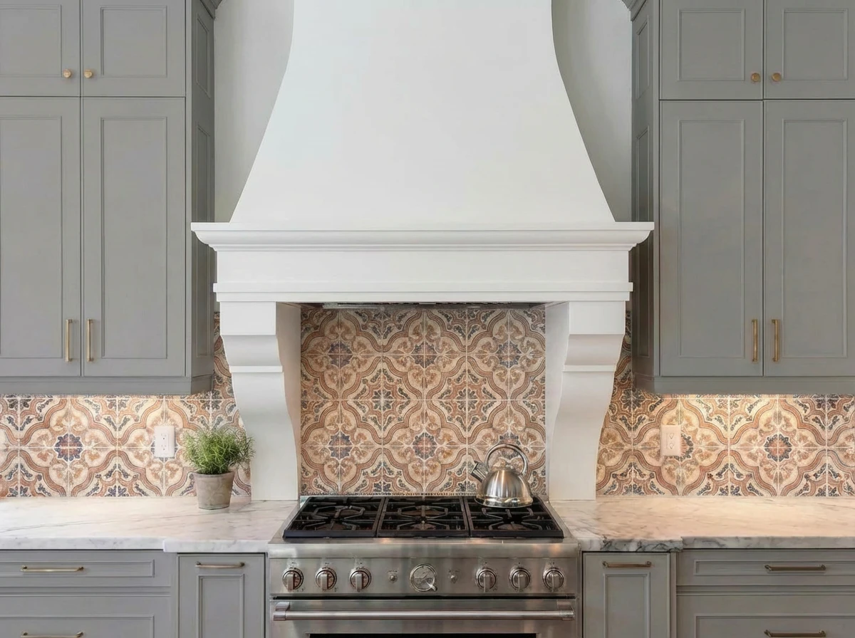 Custom Cast Stone Kitchen Hood H-005
