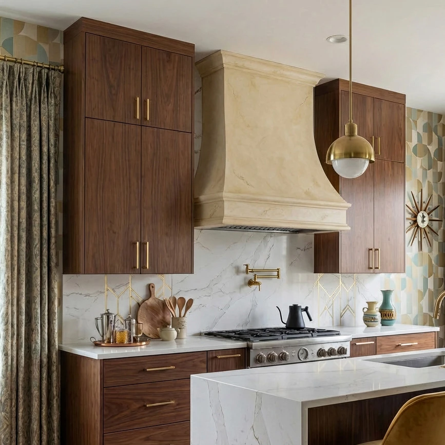 Custom Cast Stone Kitchen Hood H-009