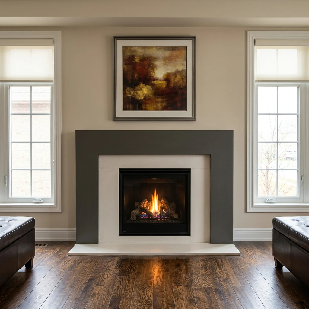 Custom Cast Stone Mantel M-018